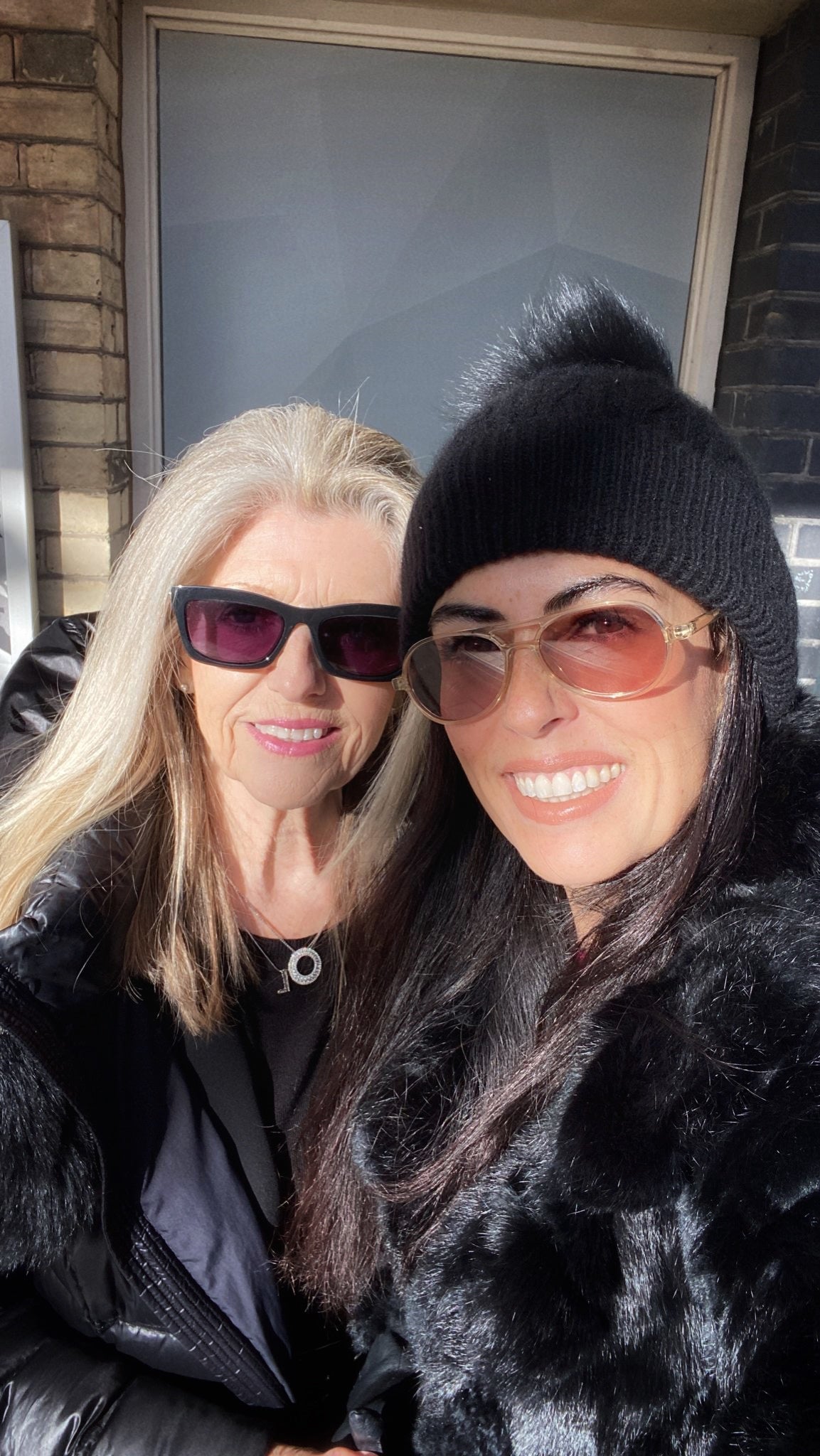 Chantel with her mother