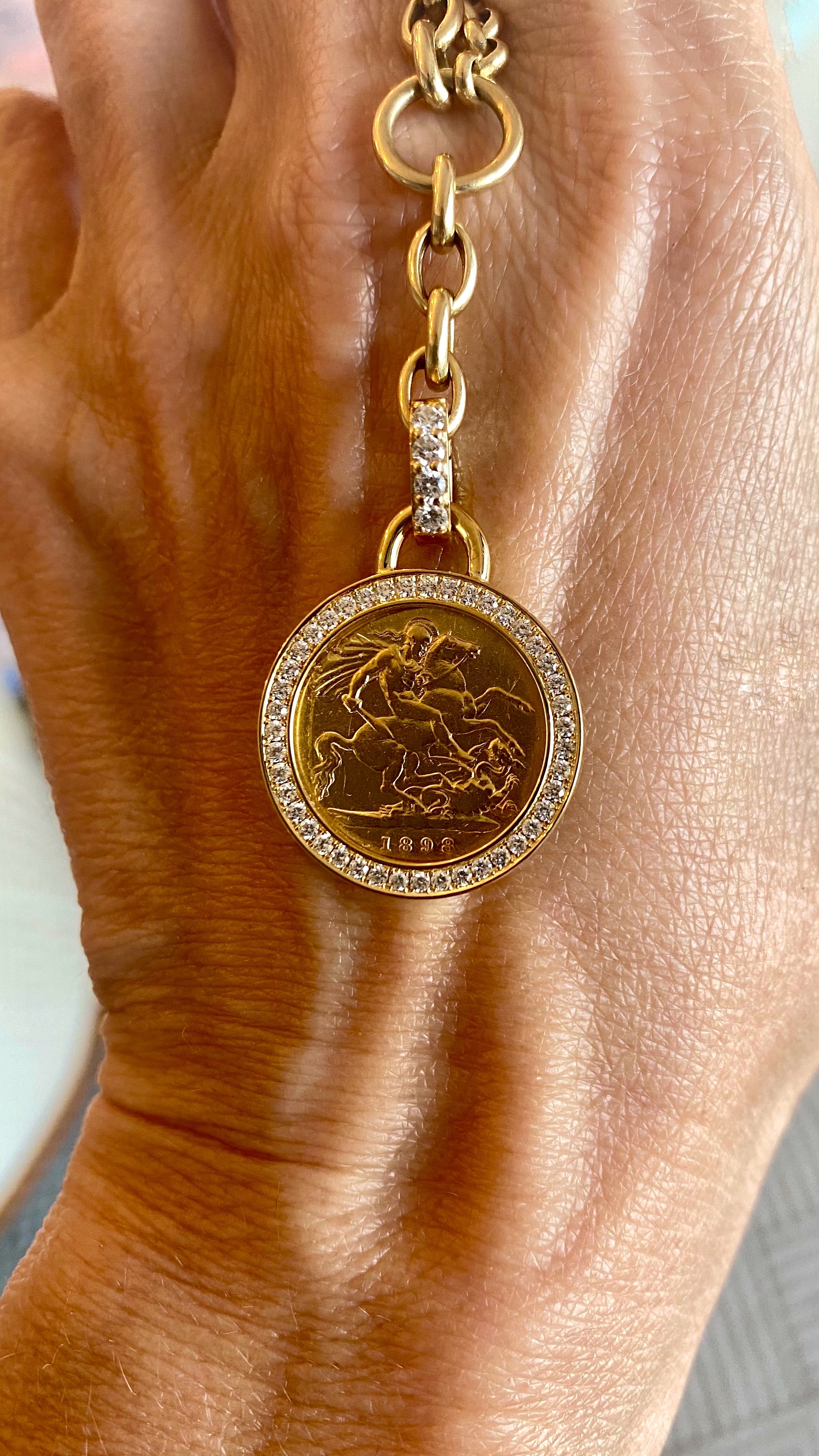 Grandmother Joan's 1898 sovereign Signature Medallion